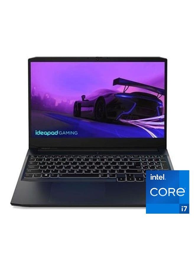 Laptop Ideapad-Gaming-3-15Imh05 15.6 Inch FHD Intel Core i7 10750H 16GB RAM 1TB HHD + 256GB SSD 4GB Nvidia Geforce Gtx 1650 Ti DDR6 DosOnyx English/Arabic Black 4