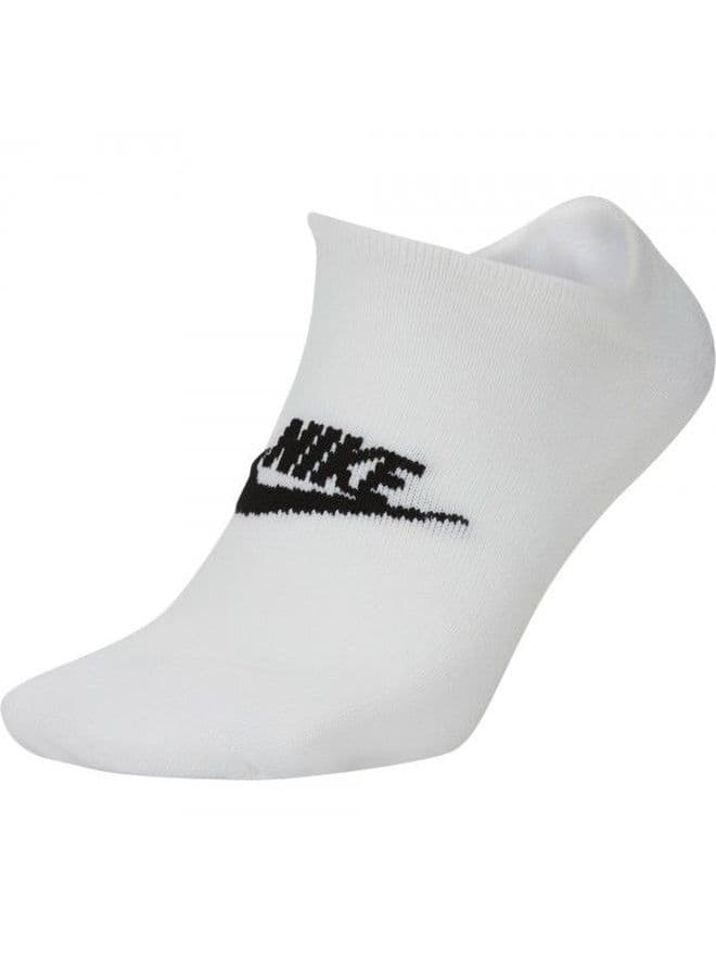 NSW Everyday Essentials No-Show Socks (Pack of 3) White/Black 4