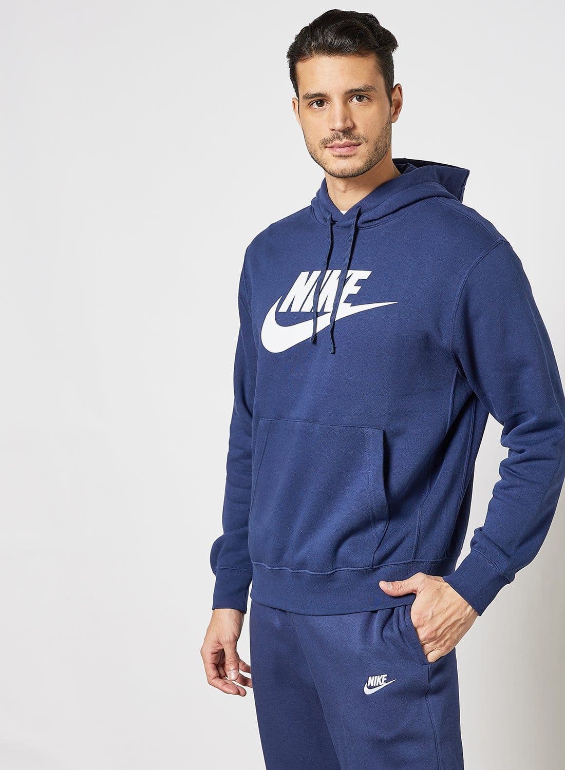 Sportswear Club Graphic Hoodie Blue 2