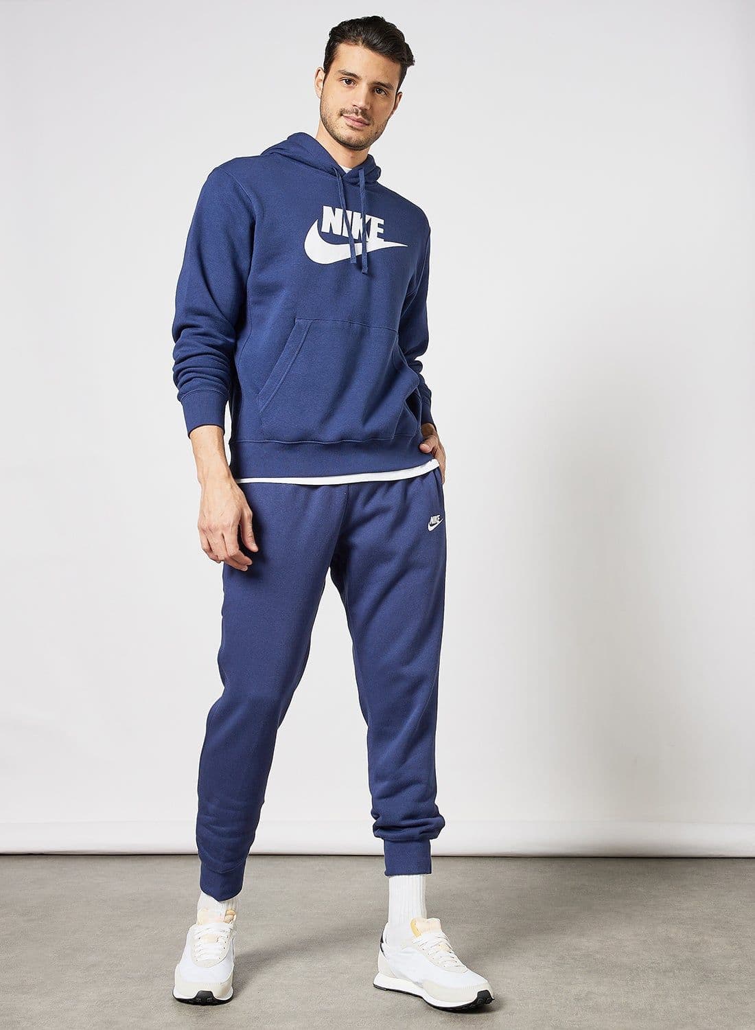 Sportswear Club Graphic Hoodie Blue 3