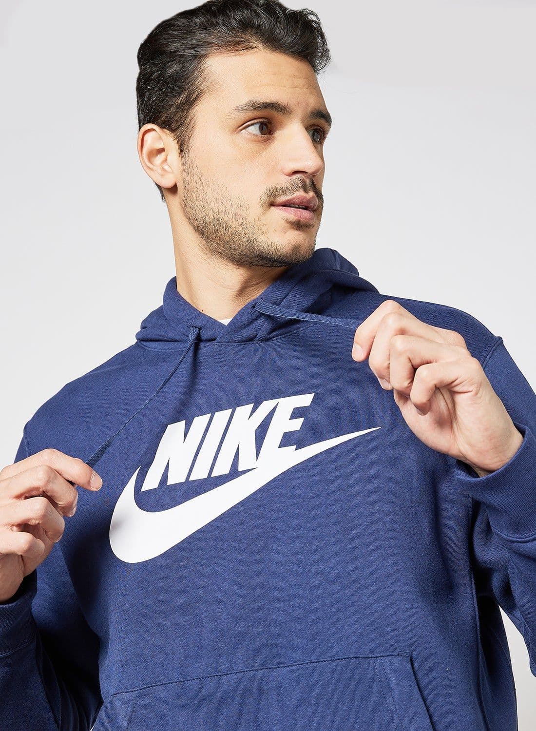 Sportswear Club Graphic Hoodie Blue 4